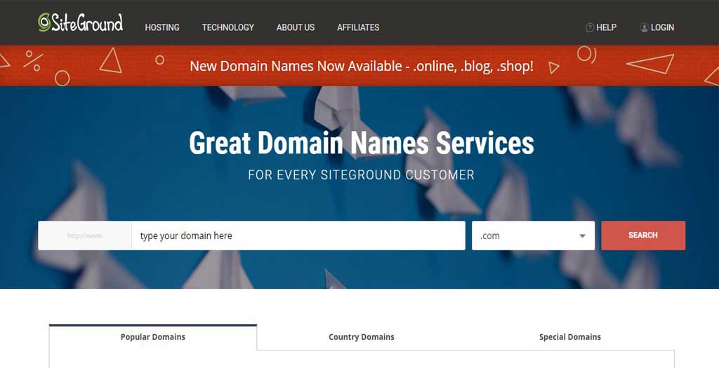 Buy a Domain for blog
