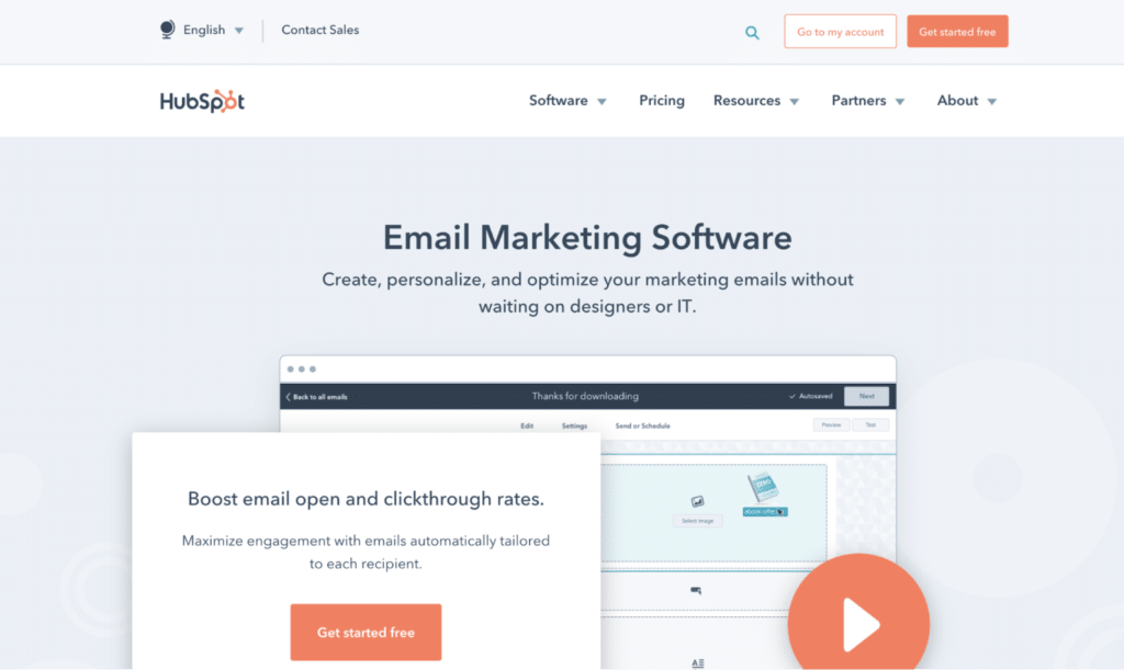 HubSpot Email Marketing Tool