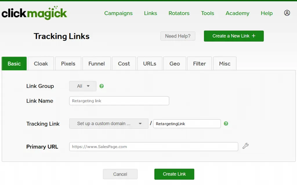 ClickMagick Affiliate Marketing Tool